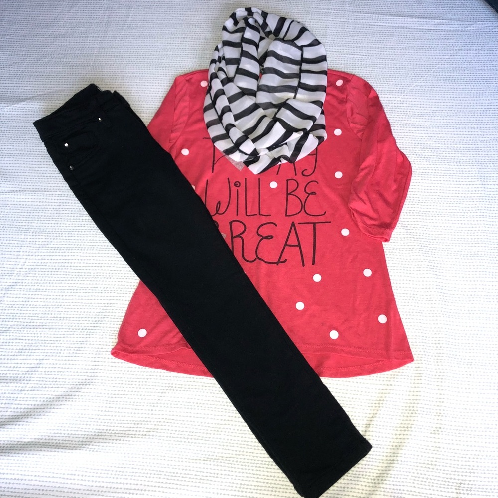 Girls Outfit w/Scarf